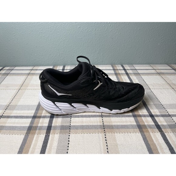 Hoka One One Gaviota 4 Men\'s Size 13D Running Shoes Black White 1123198 BWHT main image 10